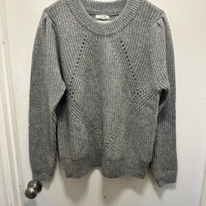 Maurices Gray Crew Neck Sweater